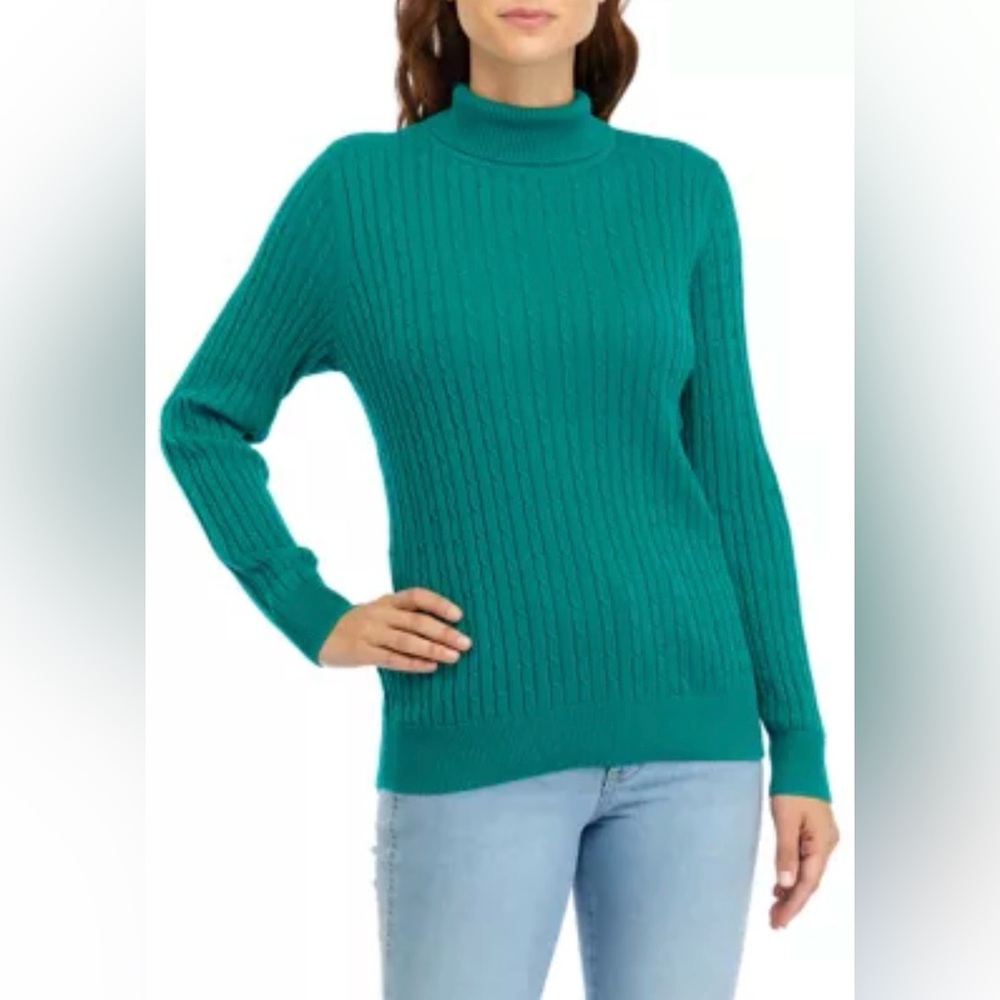 ✨Kim Rogers Emerald Ribbed Sweater